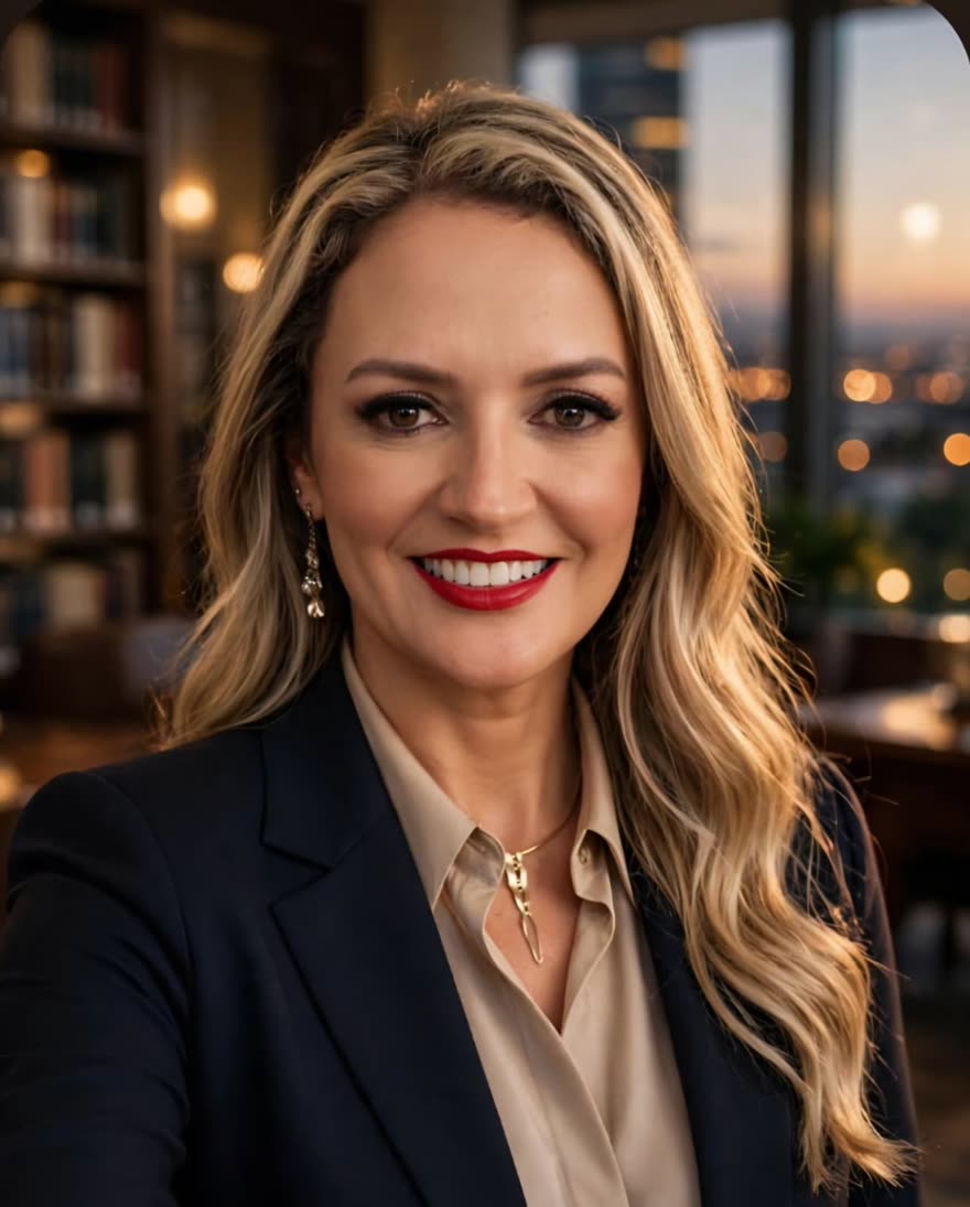 Adriana Petter, advogada, em seu escritório